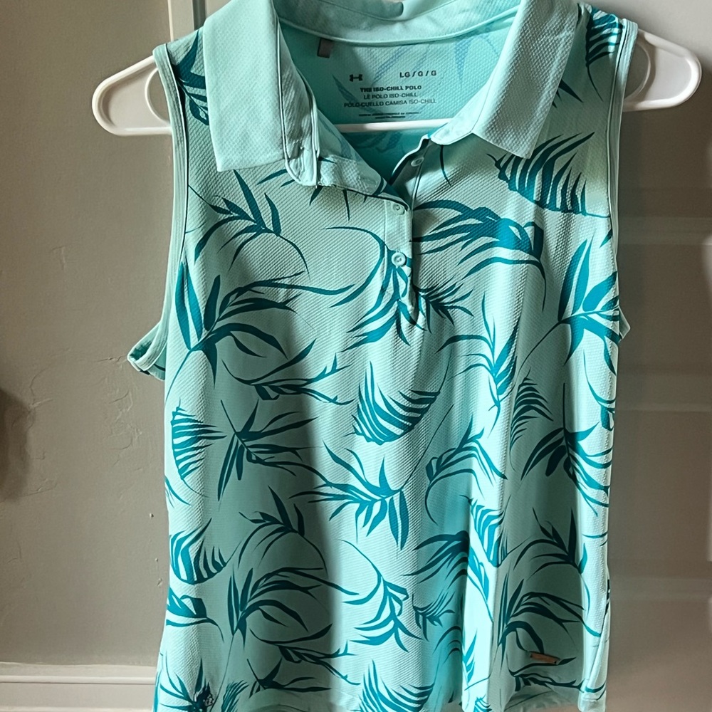Under Armour sleeveless golf shirt